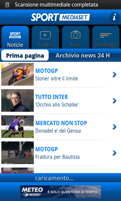 snap20110318 2147391 SportMediaset, lapplicazione ufficiale per Android [ESCLUSIVA YLU]