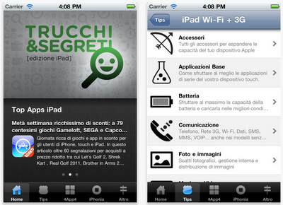 Nuovo Aggiornamento per la fantastica applicazione Trucchi & Segreti Edizione iPad e iPhone
