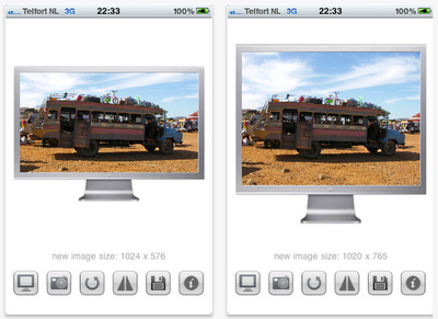Ridimensioniamo nostre foto iPhone l'applicazione 