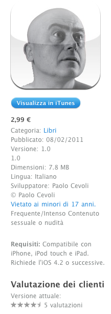 Approda anche su Apple Store Paolo Cevoli