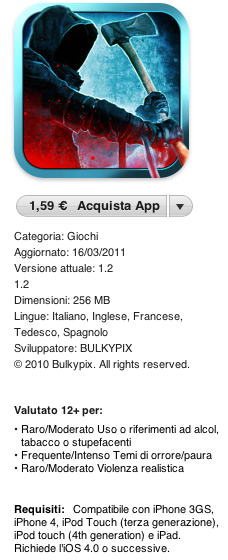 Hysteria Project 2 si aggiorna sia per iPhone che per iPad