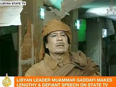 gheddafi libia discorso