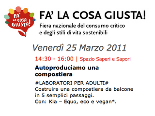 Milano 25-27 marzo 2011 libera la tua voglia di cambiare!