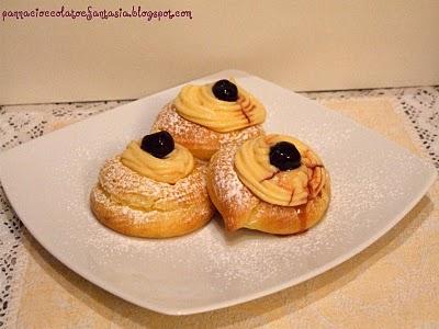 Zeppole di san Giuseppe al forno