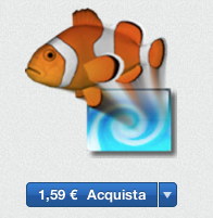 Simpatica applicazione Desktop Aquarium 3D per il nostro Mac