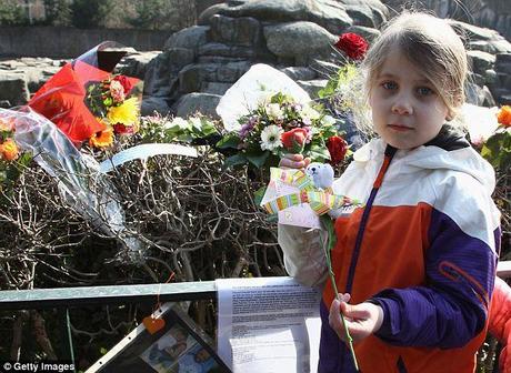 tributes at knuts enclosure