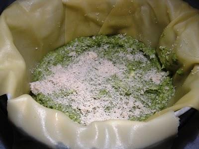 Lasagne , stracchino e broccoli