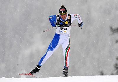 Arianna Follis e Giorgio Di Centa quatri nell'ultima gara della stagione