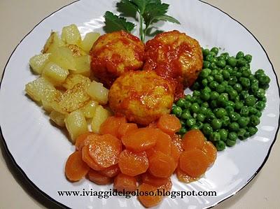 POLPETTE DI TACCHINO AL POMODORO CON CUORE DI FONTINA