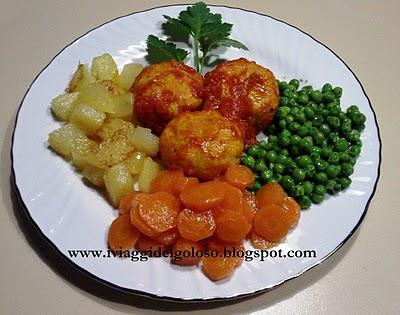 POLPETTE DI TACCHINO AL POMODORO CON CUORE DI FONTINA