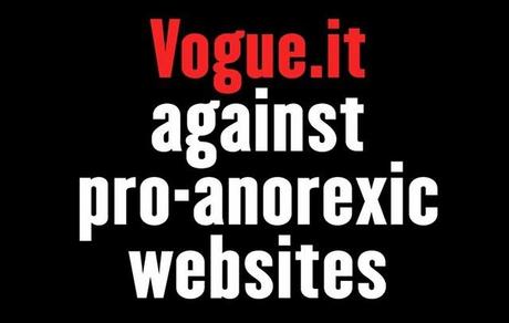 Petizione contro l'anoressia