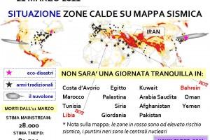 21 marzo 2011 – Riepilogo della giornata di ieri e situazione sul fronte afro-asiatico