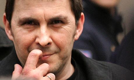 Arnaldo Otegi, leader of banned Basque r