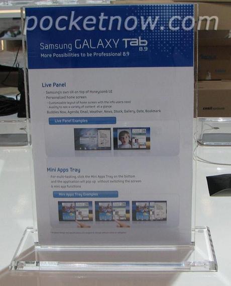 SamsungGalaxyTab8.9+ Samsung Galaxy Tab 8.9 e Galaxy S2 Mini: Primi Dettagli