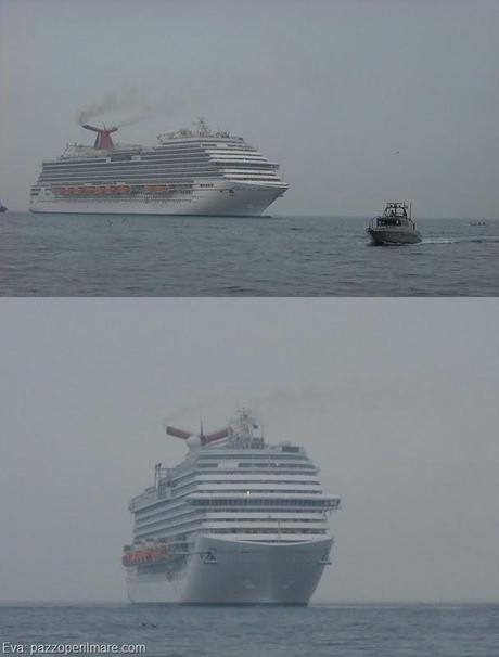 carnival magic sea trial prove in mare trieste photo foto