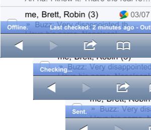  Gmail aggiunge una barra di stato sulla versione iPhone