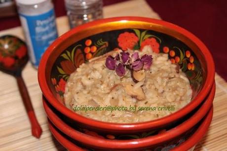 RISOTTO ALLE ROSE, FIORI E SALE PERSIANI di Dolcipensieri