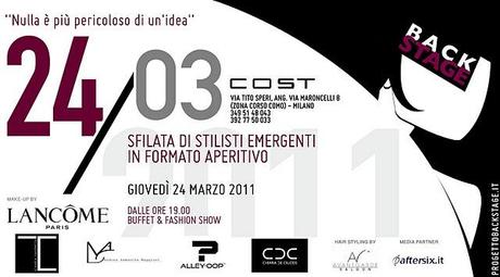 INVITO SFILATA  - PROGETTO BACKSTAGE