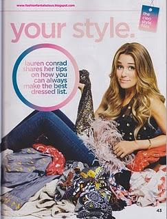 MAGAZINE// Lauren Conrad's cover 2011