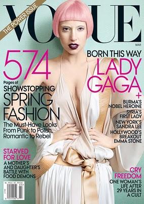 Lady Gaga su Vogue Us Marzo 2011