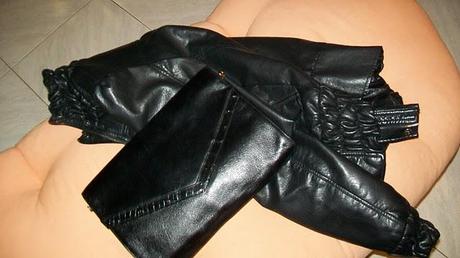 Black Leather Jacket and t-Shirt