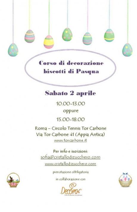 Corso Decorazione di Biscotti di Pasqua