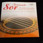 Fernando Sor - 20 Studies for Guitar. Le mie copie personali.