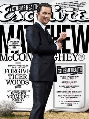 Matthew McConaughey in Dolce & Gabbana su Esquire Aprile 2011