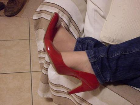 ShoeperShoe Challenge 7 Bright Red Patent Pumps!