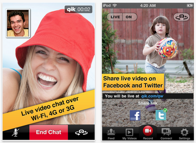 Nuova applicazione Qik Video Connect