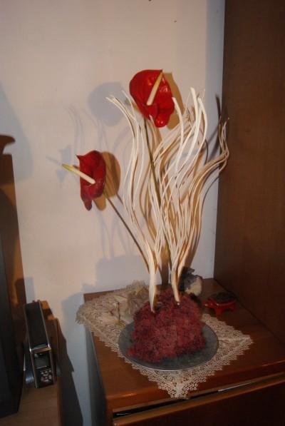 PUBBLICAZIONE DL MIO PROGETTO FLOREALE CON ANTHURIUM