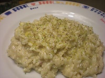 Risotto allo Stracchino con Pistacchi e Scorza di Limone