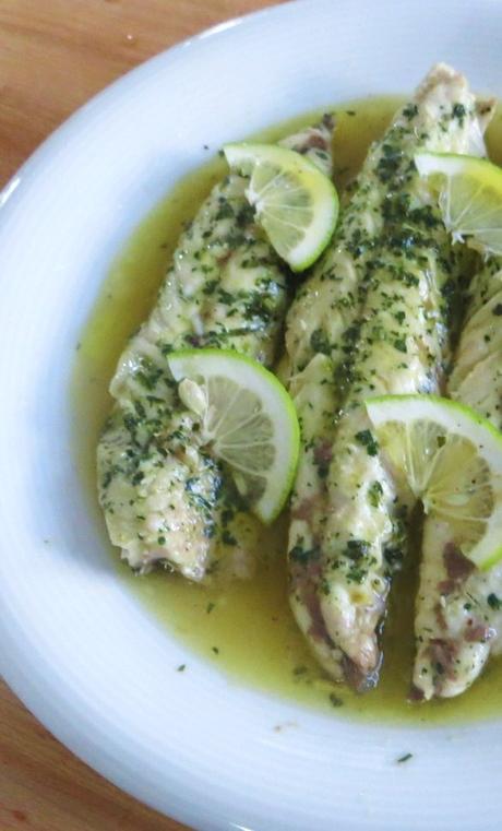 Sgombro olio, limone e prezzemolo