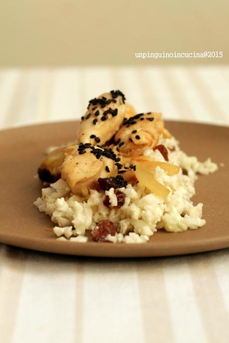 pollo-all'arancia-con-couscous-di-cavolfiore