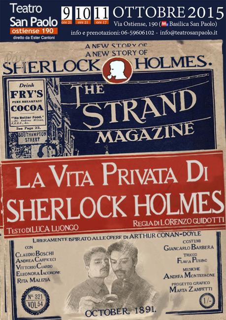 LA VITA PRIVATA DI SHERLOCK HOLMES al Teatro San Paolo di Roma