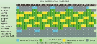 Calendario Oasi di Sant'Alessio