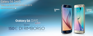 Galaxy S6 Days: Samsung ti rimborsa 150 euro