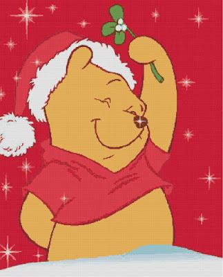 Immagini Natalizie Winnie The Pooh.Schema Punto Croce Natale 3 Winnie Pooh Paperblog