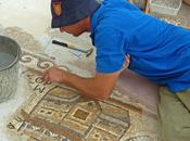 Israele: scene egizie mosaico pavimentale bizantino