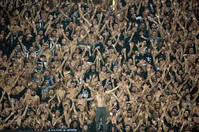 (VIDEO)PAOK fans vs Dortmund 1/10/2015