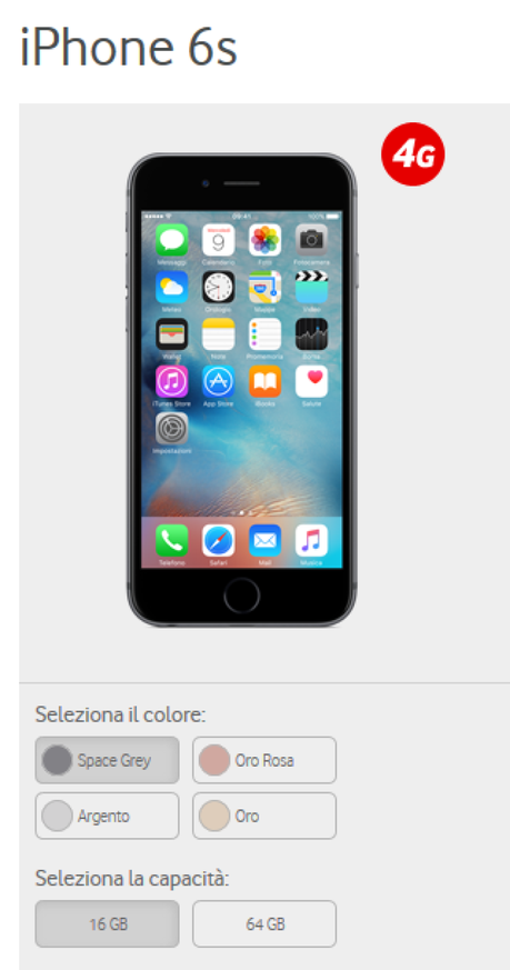 Arrivano i primi piani abbonamento della Vodafone per i nuovi iPhone 6S e 6S Plus