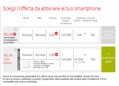 Arrivano i primi piani abbonamento della Vodafone per i nuovi iPhone 6S e 6S Plus