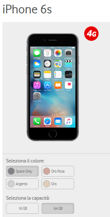 Arrivano i primi piani abbonamento della Vodafone per i nuovi iPhone 6S e 6S Plus