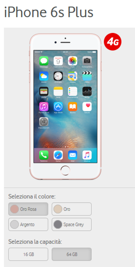 iPhone 6S vs 6S Plus – Ecco i piani abbonamento della Vodafone