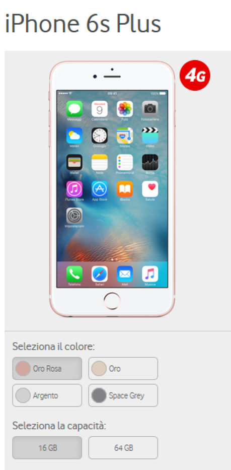 iPhone 6S vs 6S Plus – Ecco i piani abbonamento della Vodafone