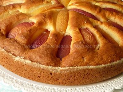 Torta del riciclo con ricotta, pesche e senza uova ...