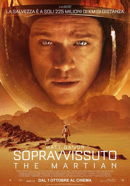 Cinema, c’è “Sopravvissuto – The Martian”
