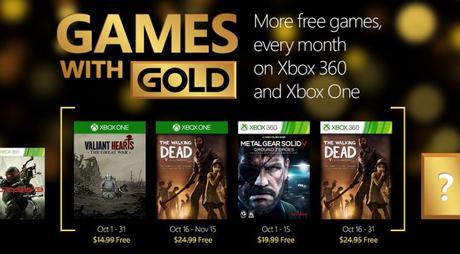 Games with Gold - Ottobre 2015