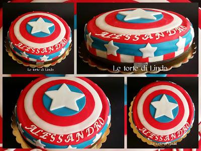 Torta Capitan America