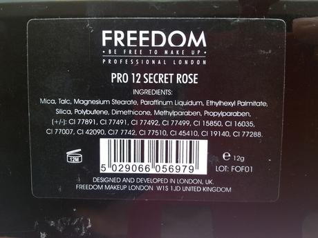 Acquisti Freedom Makeup impressioni di utilizzo (terzo ordine)